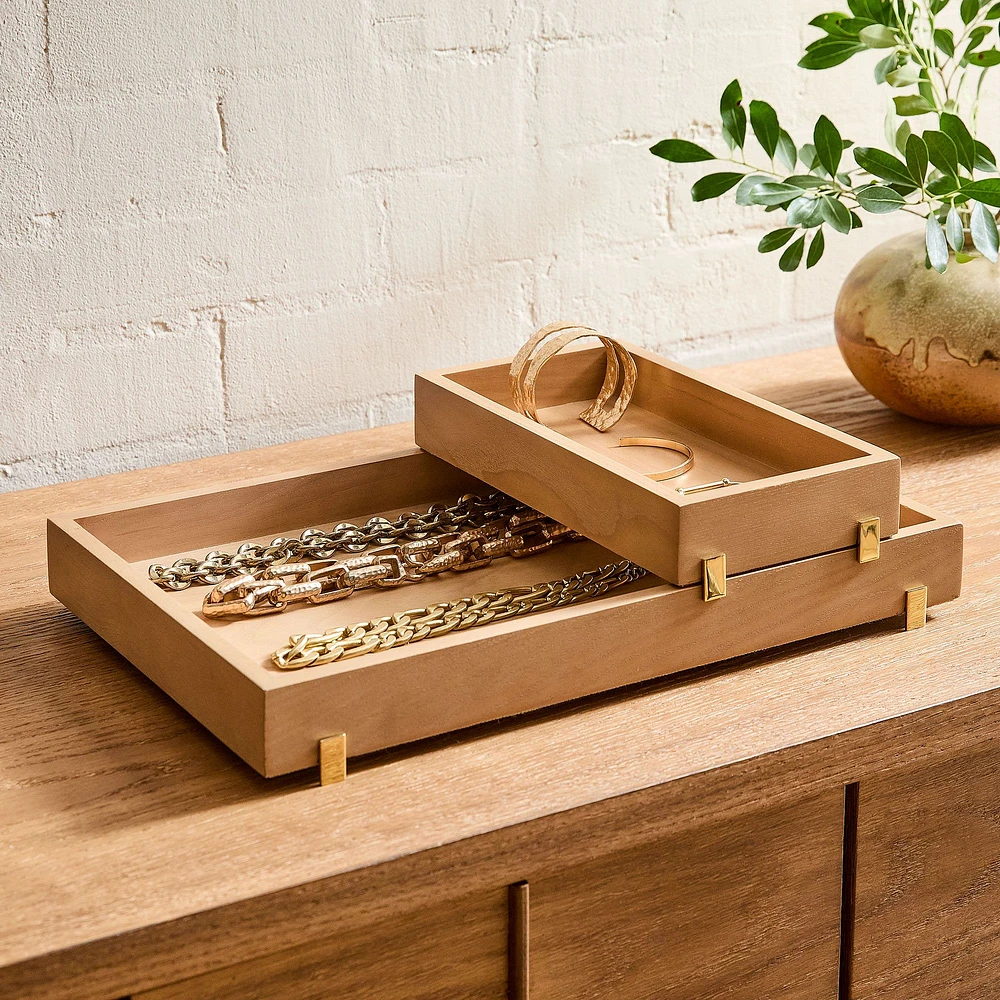 Stacie Stacking Wood Jewelry Storage | West Elm