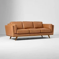 Zander Leather Sofa (90") | West Elm