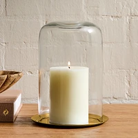 Kuba Glass & Metal Cloche | West Elm