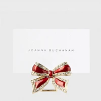 Joanna Buchanan Enamel Bow Placecard Holders (Set of 4) | West Elm