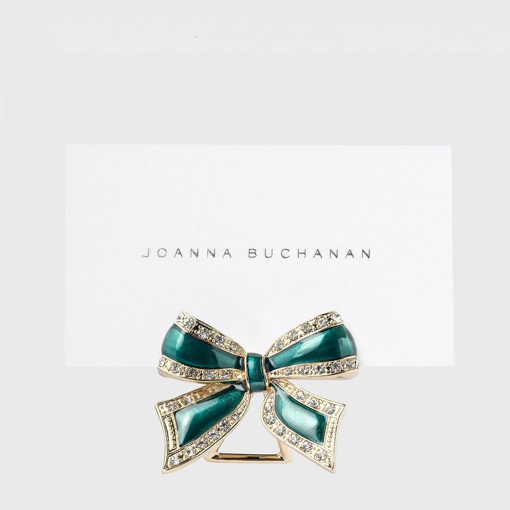 Joanna Buchanan Enamel Bow Placecard Holders (Set of 4) | West Elm