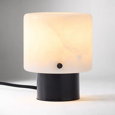 Suki Alabaster Table Lamp (6") | West Elm