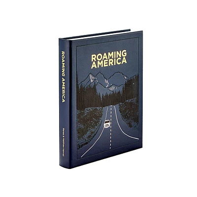 Leather-Bound Roaming America Book | West Elm