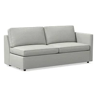 Open Box: Harris Petite LA 65" Sofa, Poly, Chenille Tweed, Storm Gray, Concealed Supports