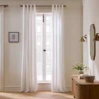 European Flax Linen Grommet Curtain | West Elm