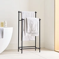 Modern Overhang Freestanding Towel Rack | West Elm