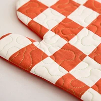 Marina Checkered Oven Mitt