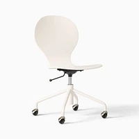 Scoop Rolling Desk Chair | West Elm