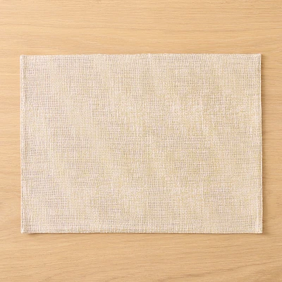 Metallic Foil Linens Placemat Sets | West Elm