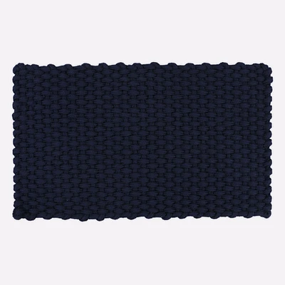 Roped-In Doormat , 18x30, Midnight