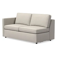 Open Box: Harris Petite LA 65" Sofa, Poly, Chenille Tweed, Storm Gray, Concealed Supports