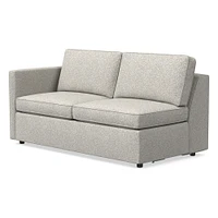 Open Box: Harris Petite LA 65" Sofa, Poly, Chenille Tweed, Storm Gray, Concealed Supports