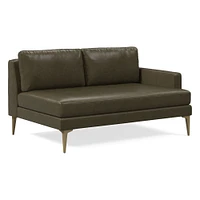 Build Your Own - Andes Leather Sectional | West Elm