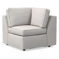 Open Box: Harris Petite LA 65" Sofa, Poly, Chenille Tweed, Storm Gray, Concealed Supports