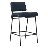 Wire Frame Leather Bar & Counter Stools | West Elm