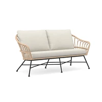 Palma Outdoor Loveseat Cushion Covers | West Elm