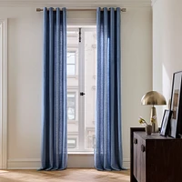 European Flax Linen Grommet Curtain | West Elm