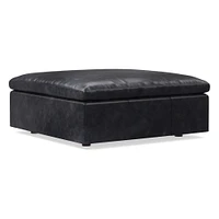 Harmony Modular Leather Ottoman | West Elm