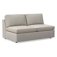 Open Box: Harris Petite LA 65" Sofa, Poly, Chenille Tweed, Storm Gray, Concealed Supports