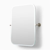 Frameless Pivot Wall Mirror - Rectangle | West Elm