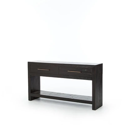 Alexa Burnished Pedestal Console (60”) | West Elm