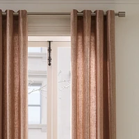 Open Box: European Flax Linen Grommet Curtain | West Elm