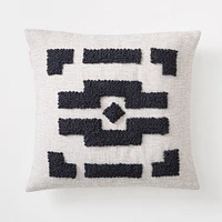 Cotton Tree Punch Needle Ndebele Pillow | West Elm