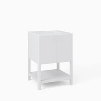 Harrison 36" Single Bath Vanity, White Lacquer, Without Hardware