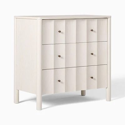 WEK Scalloped Narrow Dresser, Soft Chalk