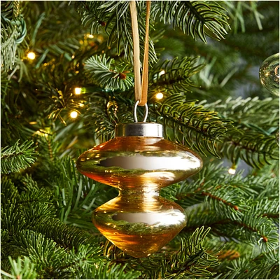 Round Step Glass Ornament | West Elm