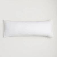 European Flax Linen Body Pillow Cover | West Elm