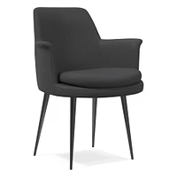 Finley Leather Dining Arm Chair | West Elm