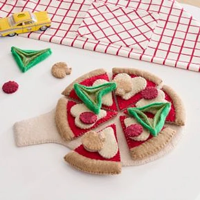 Felt Food Toys Pizza Set