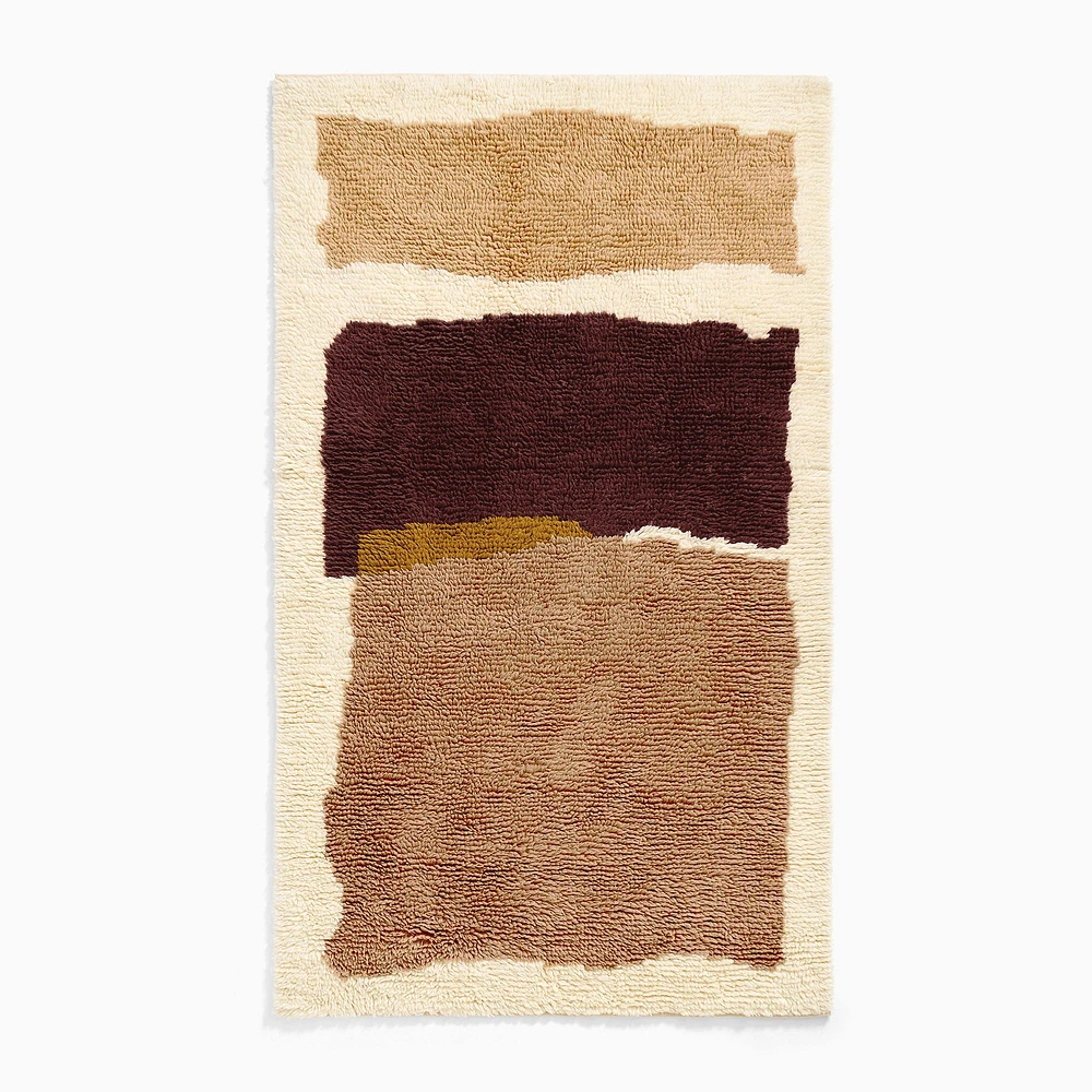 Block Art Shag Rug | West Elm