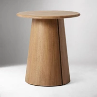 Anton Solid Wood Round Side Table (20") | West Elm