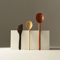 Itza Wood Hand-Carved Kitchen Utensils (Set of 3) | West Elm