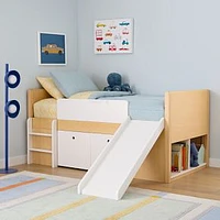 Ziggy Slide Captains Bed Twin Pack Natural/White