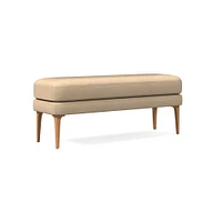 Auburn Leather Bench | West Elm