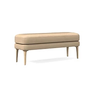 Auburn Leather Bench | West Elm