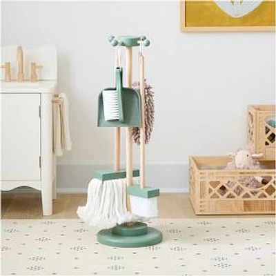 Wooden Cleaning Toys Sage Brooms Set