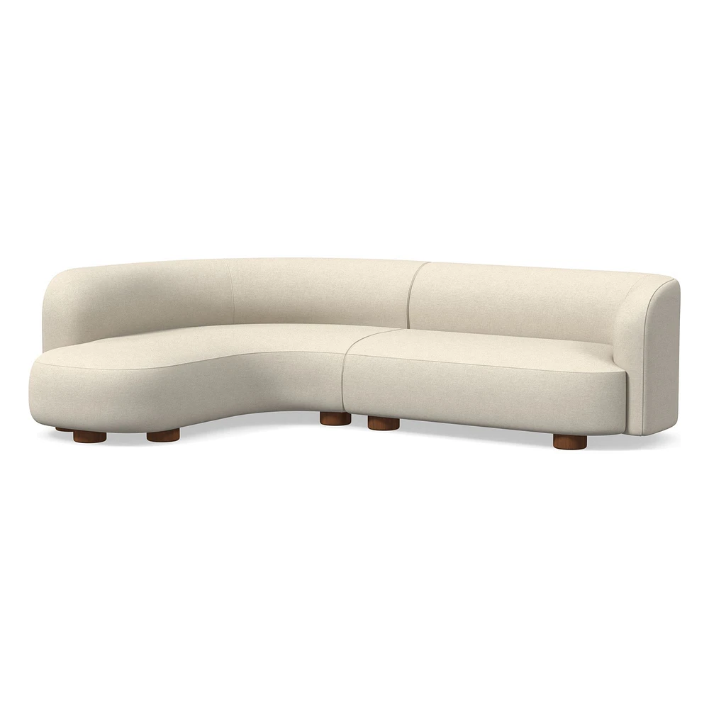 Laurent 2-Piece Wedge Chaise Sectional (111.5") | West Elm