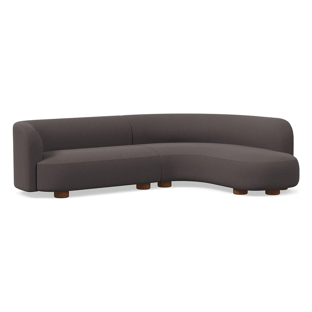 Laurent 2-Piece Wedge Chaise Sectional (111.5") | West Elm