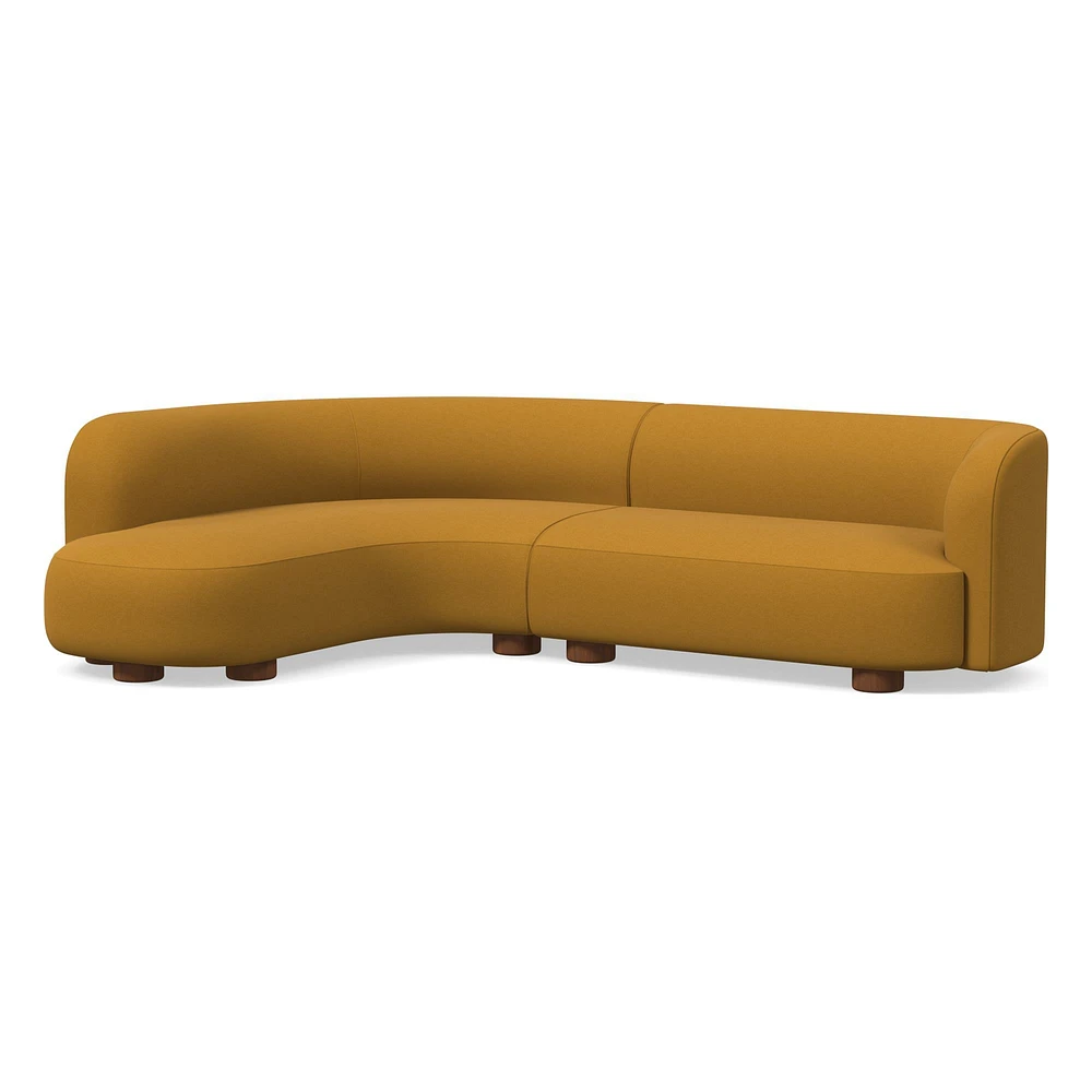 Laurent 2-Piece Wedge Chaise Sectional (111.5") | West Elm