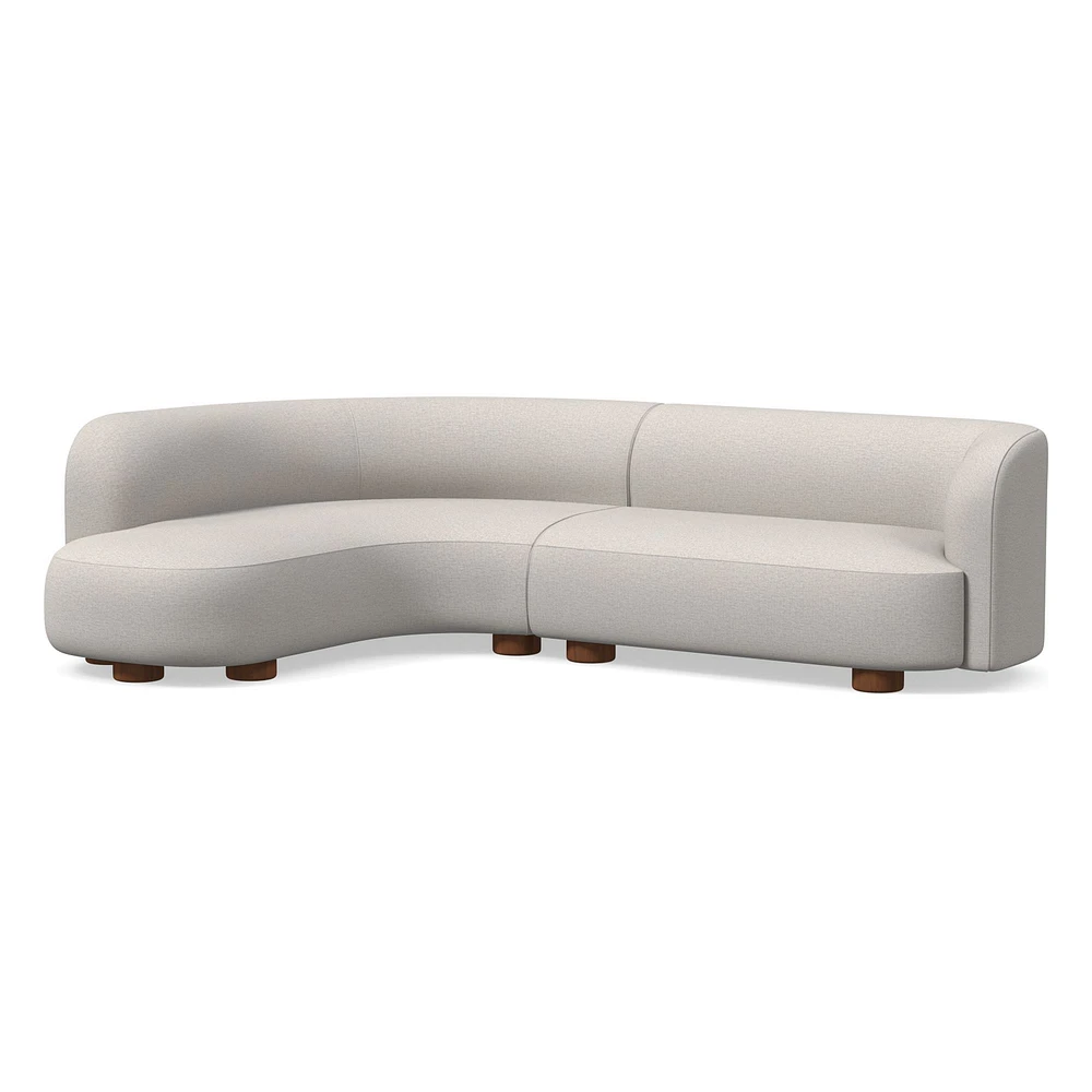 Laurent 2-Piece Wedge Chaise Sectional (111.5") | West Elm