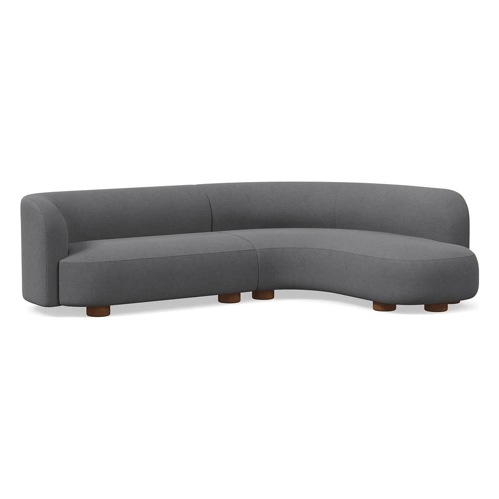 Laurent 2-Piece Wedge Chaise Sectional (111.5") | West Elm