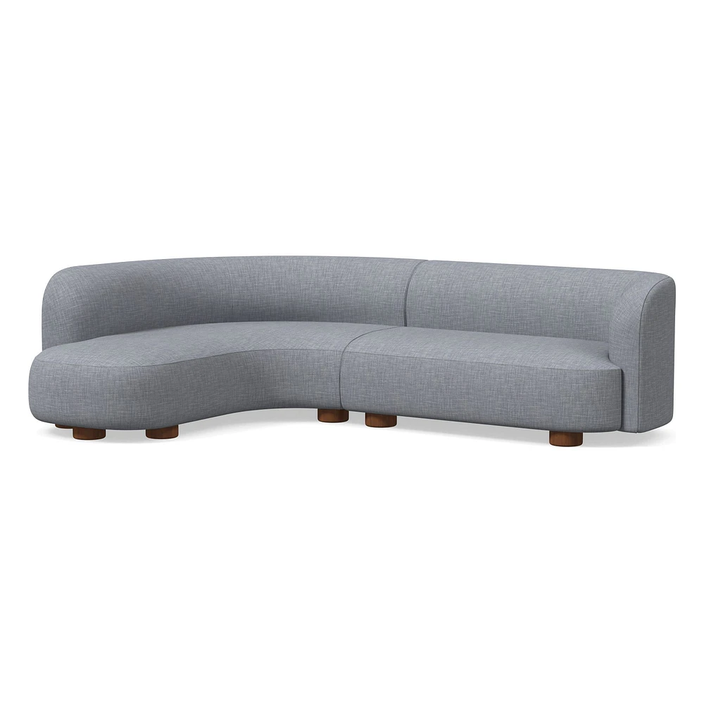 Laurent 2-Piece Wedge Chaise Sectional (111.5") | West Elm