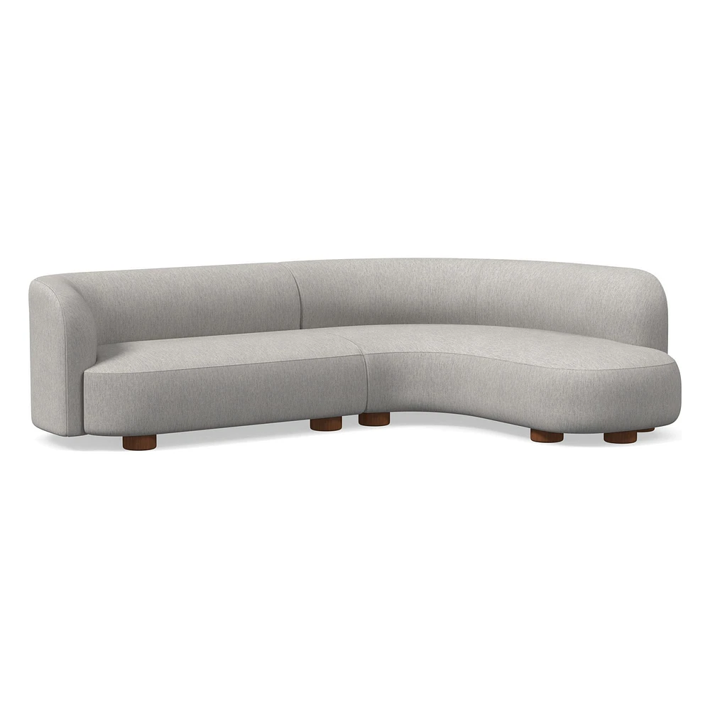 Laurent 2-Piece Wedge Chaise Sectional (111.5") | West Elm