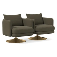 Auburn Swivel Chair | West Elm