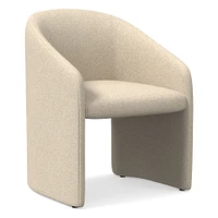 Adler Dining Chair, Performance Yarn Dyed Linen Weave, Frost Gray, Sand, Poly