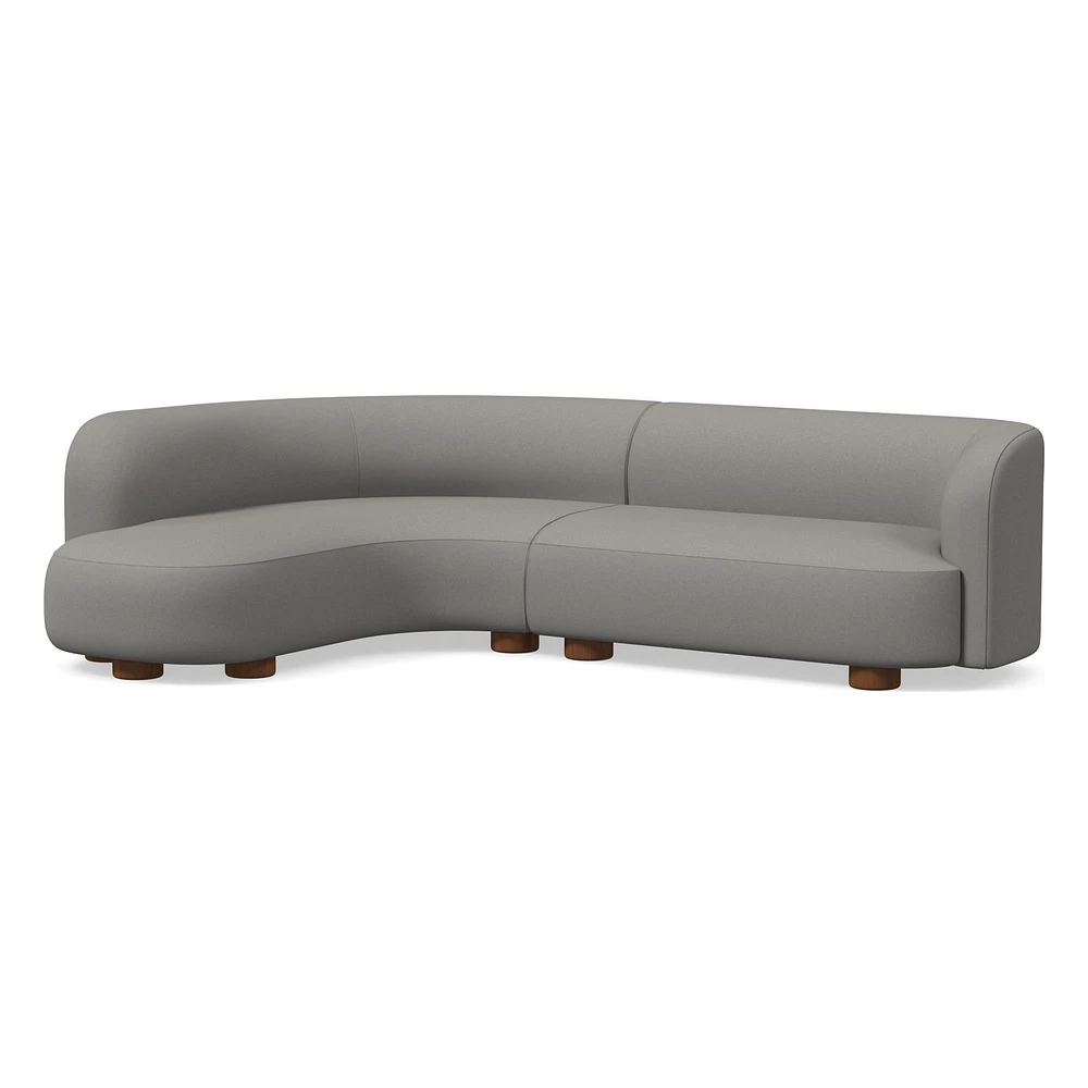 Laurent 2-Piece Wedge Chaise Sectional (111.5") | West Elm